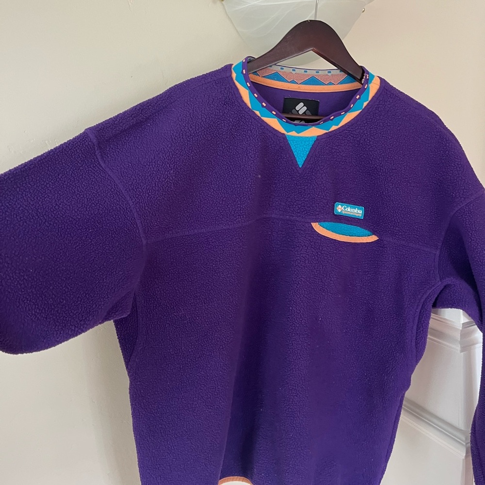 Columbia Purple Crewneck Sweater